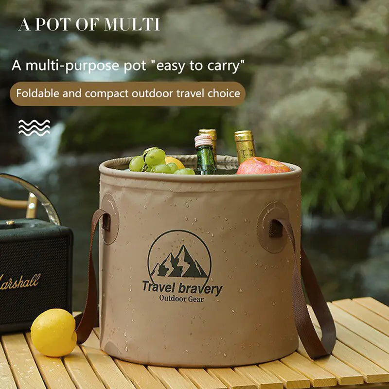 Outdoor Folding Bucket Portable Travel Camping